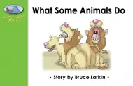 What Some Animals Do