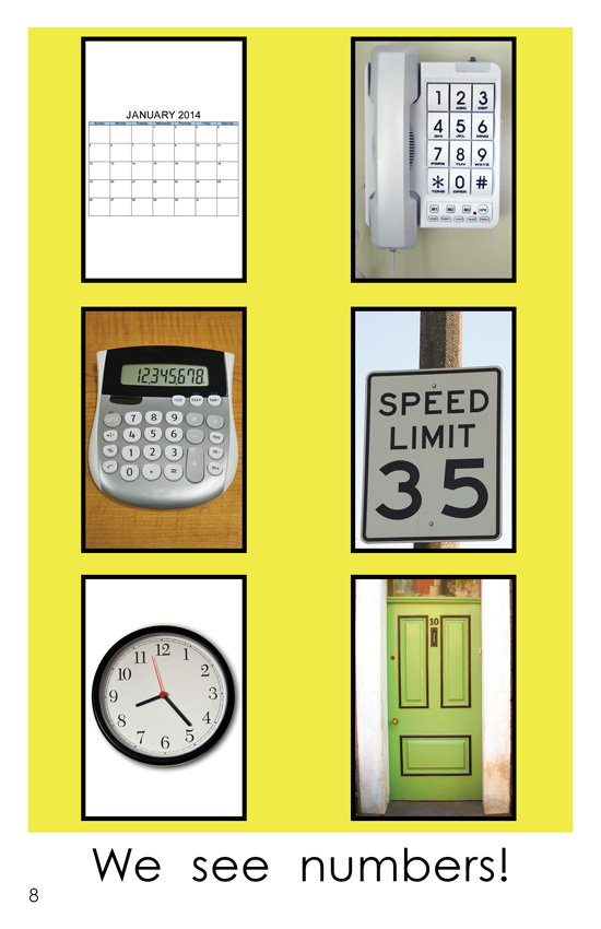 Numbers All Around Us Worksheet