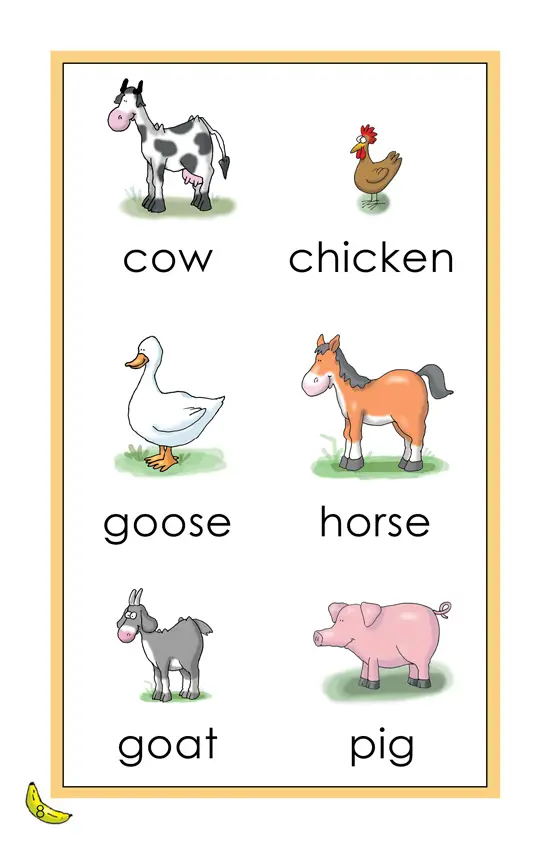 Farm Animals (Kindergarten Book) - Wilbooks